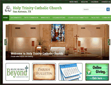 Tablet Screenshot of holytrinitysat.org